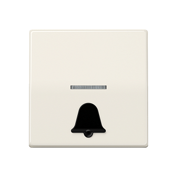 JUNG Клавиша для выключателя с символом "звонок" слоновая кость ABAS591K1KO5