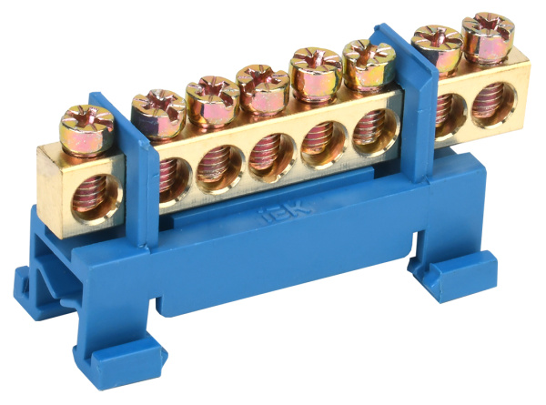 IEK Шина N ноль на DIN-изол тип Стойка ШНИ-6х9-8-С-С