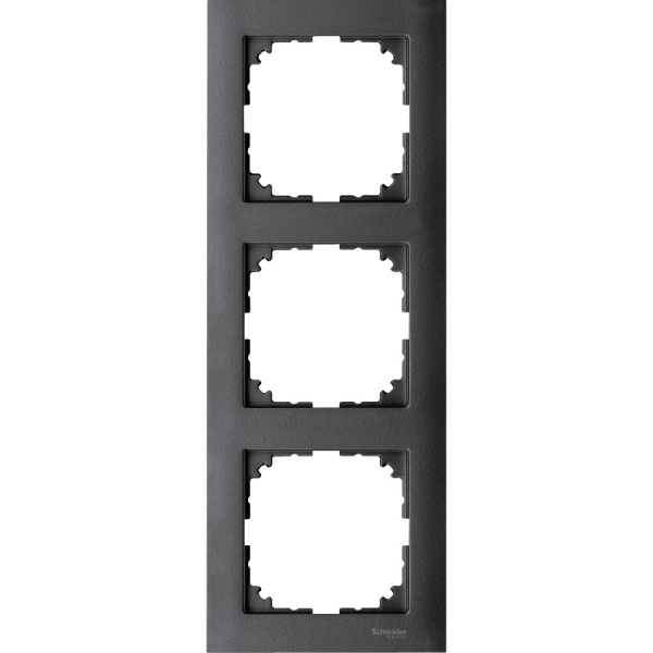 SE Merten SM M-Pure Антрацит Рамка 3-ая MTN4030-3614
