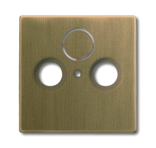 ABB BJE Династия Античная латунь Накладка TV-R-SAT розетки 2CKA001724A4362