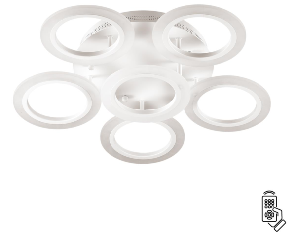 Lumion 4512/96CL LN20 белый Люстра потолочная LED 96W 3000-6000К 8160Лм 220V LANNA