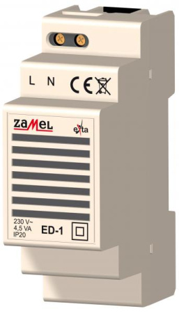 Zamel Звонок электромеханический 230VAC на DIN рейку 2мод ED-1