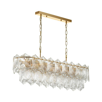 Odeon Light 4918/10A MODERN ODL22 327 золотой/прозрачный/стекло Люстра E14 12*40W SOMALA