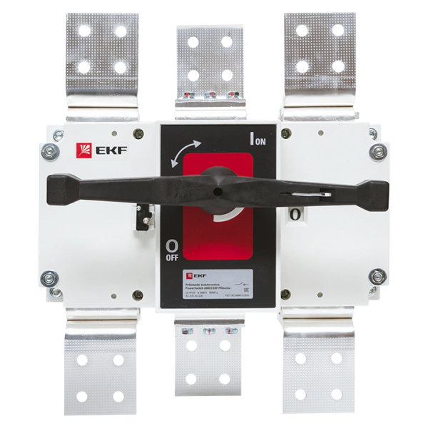 Купить EKF Рубильник-выключатель 2500A 3P c рукояткой управления для прямой установки PowerSwitch PROxima