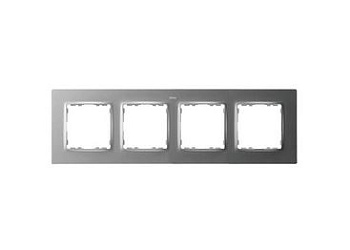 Simon S82 Concept Холодный Алюминий, Рамка 4-я 8200647-093