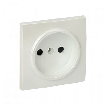 EKF PROxima Валенсия лицевая панель розетки 1-местной б/з 10 А жемчуг с защ. штор.