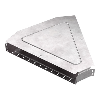 Промрукав Угол горизонтальный 45 градусов с крышкой Стандарт 600х80 PR16.0620