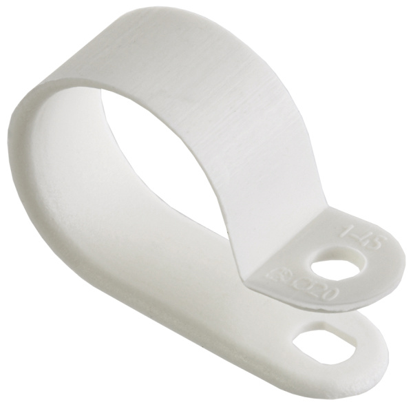 IEK Скоба крепежная 20мм нейлоновая белая (50шт)