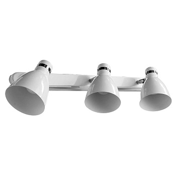 Arte Lamp Mercoled Хром/Белый Спот 3x60W 3xE27 A5049PL-3WH Arte Lamp Mercoled Хром/Белый Спот 3x60W 3xE27 A5049PL-3WH