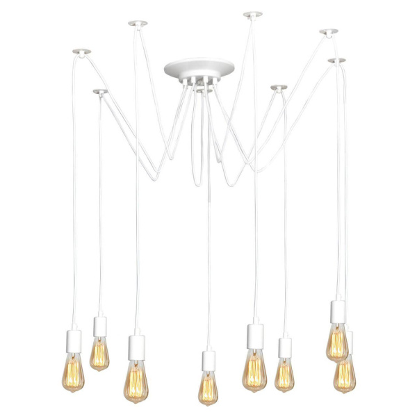 Lussole Комплект GRLSP-8173 (Светильник LSP-8173, Лампа светодиодная E27 8 шт.)