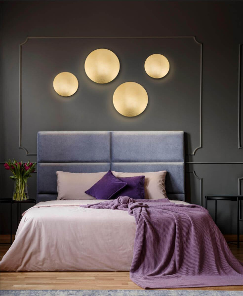 Купить ST LUCE SL457.201.01 Светильник настенный  Сусальное золото/Сусальное золото LED 1*6W