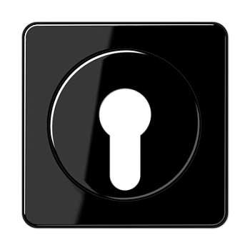 JUNG Крышка для выключателя с замком черная CD528SW