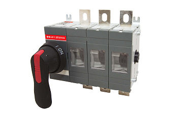 TDM Рубильник ВНК-37-1 3П 315А с установленной фронтальной ручкой управления SQ0744-0004