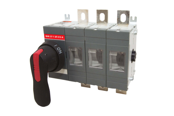 TDM Рубильник ВНК-37-1 3П 315А с установленной фронтальной ручкой управления SQ0744-0004