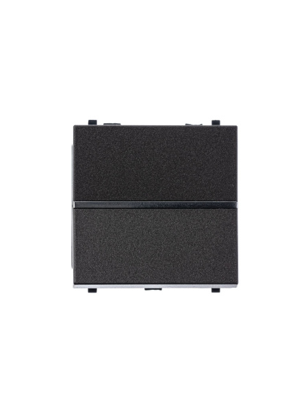 Купить ABB NIE Zenit Антрацит Переключатель 1-клавишный 2 мод 2CLA220200N1801