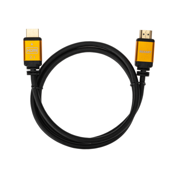 Кабель REXANT HDMI - HDMI 2.1 длина 1 метр GOLD 17-6002