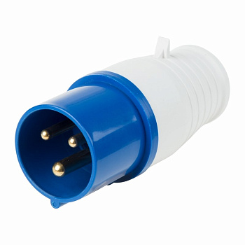 Вилка 013 переносная 2Р+РЕ 16А 220В IP44 Rexant 11-8900