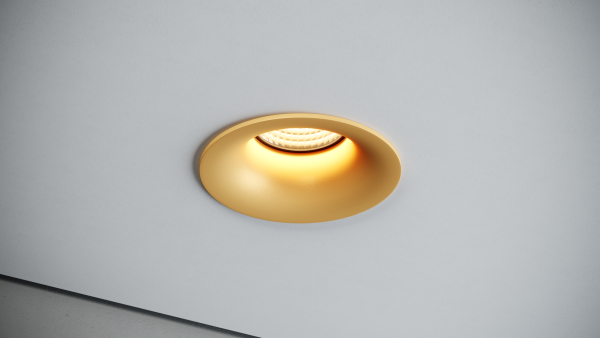 Quest Light Светильник встраиваемый, золотойй, под лампу GU10, IP20 SINGLE LD gold