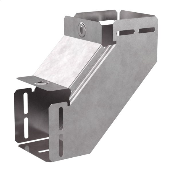 Промрукав Угол вертикальный внутренний 90 градусов с крышкой Стандарт 100х100 PR16.0526