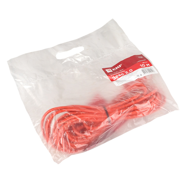 Купить EKF PROxima Удлинитель "Зевс 2.0" 10м c заземлением ПВС 3*1 16А/3,5кВт