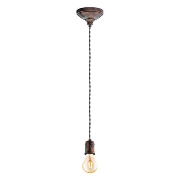 Eglo 32535 Подвес YORTH, 1х60W (E27), 125, H2000, сталь, медь Eglo 32535 Подвес YORTH, 1х60W (E27), 125, H2000, сталь, медь