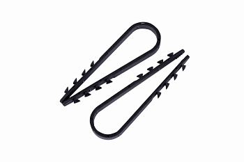 PROconnect Дюбель-хомут нейлоновый 19-25 мм, черный, упаковка 100 шт. 07-4523