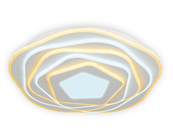 Ambrella Потолочный светодиодный светильник с пультом FA814 WH белый 78W D500*80 (ПДУ РАДИО 2.4)