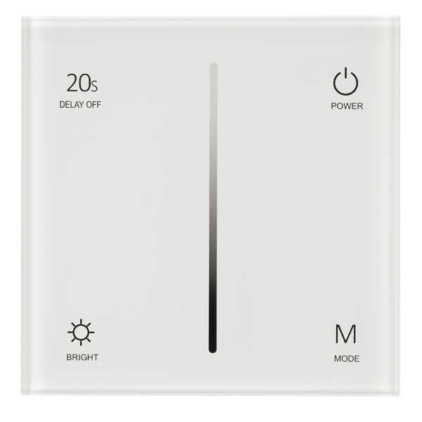 Купить Arlight Панель SMART-P35-DIM-IN White (230V, 0-10V, Sens, 2.4G) (IP20 Пластик, 5 лет) 027112