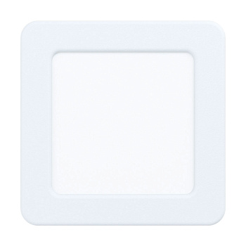 Eglo 99178 Светодиодный встраиваемый cветильник FUEVA 5, 5,5W (LED), 117х117, ET26, 700lm, 4000K, сталь, белый