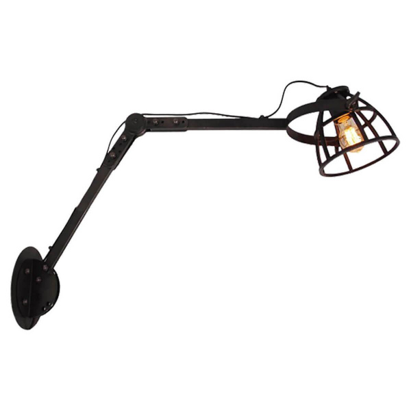 Lussole LOFT Металл Черный /  Металл Светильник настенный E27 60W LSP-8066