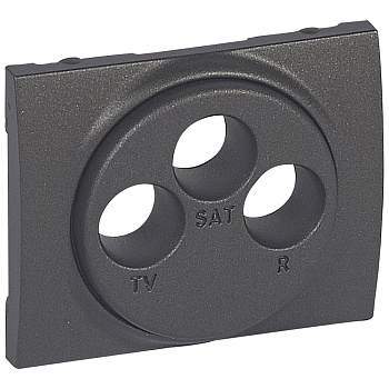 Legrand Galea Life Темная Бронза Накладка TV-FM-SAT розетки 771273