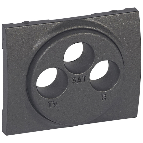 Legrand Galea Life Темная Бронза Накладка TV-FM-SAT розетки 771273