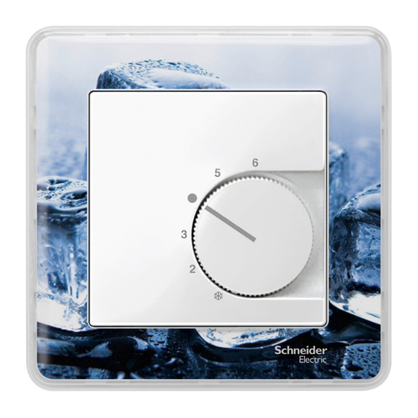 Купить SE Merten SM Бел глянец Накладка термостата комнатного (Мех.536400,536401) MTN534719