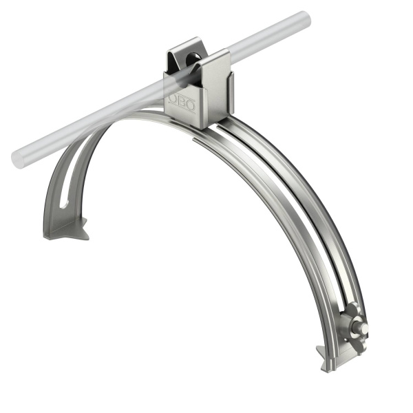 OBO Bettermann Держатель круглых проводников диаметром 8 мм для коньковой черепицы, нержавеющая сталь V2A 5202833