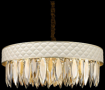 Wertmark WE143.19.303 Люстра подвесная Золото, Бежевый/Прозрачный, Дымчатый, Янтарный E14 19*40W