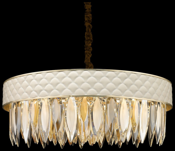 Wertmark WE143.19.303 Люстра подвесная Золото, Бежевый/Прозрачный, Дымчатый, Янтарный E14 19*40W