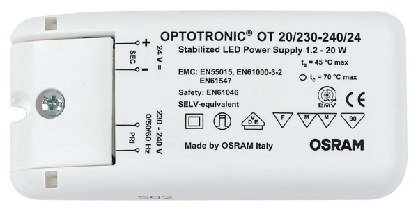 Osram Драйвер OT 20/220-240/24 UNV1 4050300618111