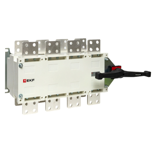 EKF Рубильник-переключатель 1600A 4P c рукояткой управления для прямой установки PowerSwitch
