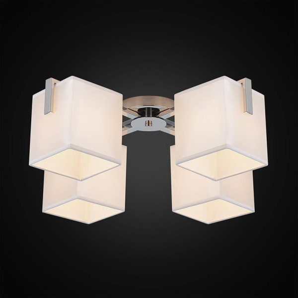 Купить Citilux CL465141 Стенли Хром+Белый Светильник Люстра