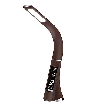 Ambrella Светодиодная настольная лампа с дисплеем DE510 BR коричневый LED 3000-6400K 6W