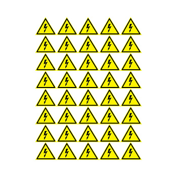 Наклейка знак электробезопасности «Опасность поражения электротоком» 50х50х50 мм 50шт. Rexant 56-0006-2