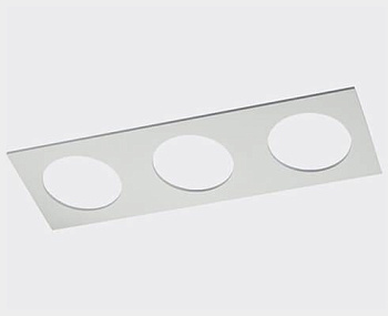 ITALLINE SP 03 WHITE Рамка декоративная, тройная