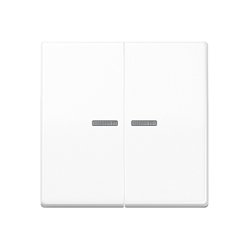 JUNG AS 500 Белая Клавиша 2-ая с/п AS591-5KO5WW