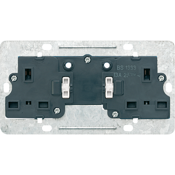 JUNG вставка двойная розетка, British Standart BS3172EINS