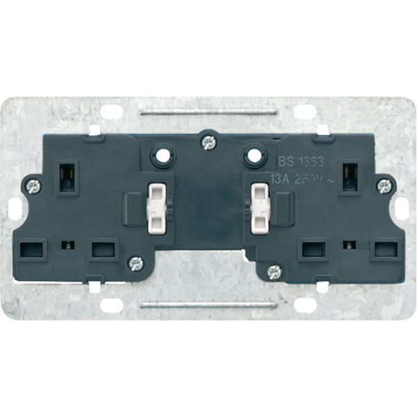 JUNG вставка двойная розетка, British Standart BS3172EINS