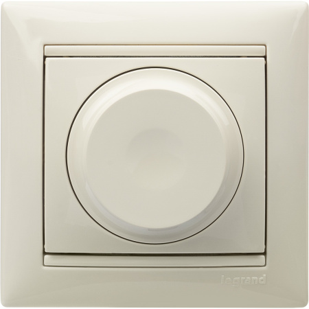 Купить Legrand Valena Classic Слоновая кость Светорегулятор поворотный универсальный 2-проводный 5-300 Вт 774163