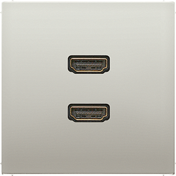 JUNG Накладка/вставка 2 x HDMI MAES1133