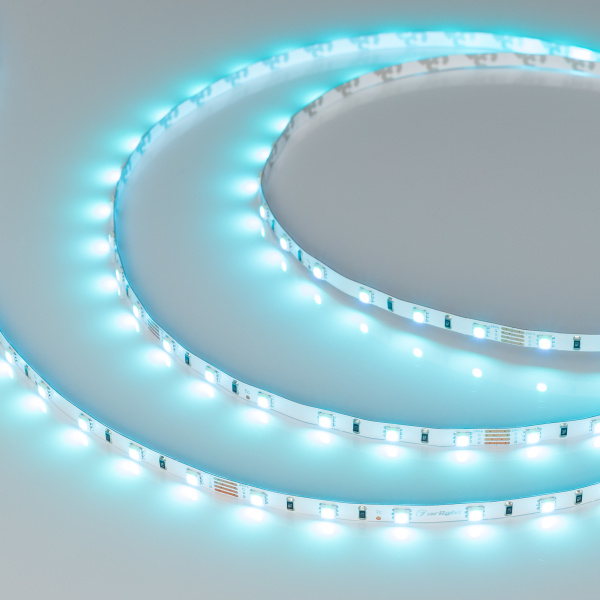 Купить Arlight Светодиодная лента RT-G60-5mm 24V RGB (6.6 W/m, IP20, 3838, 5m) (узкая) 030164(2)