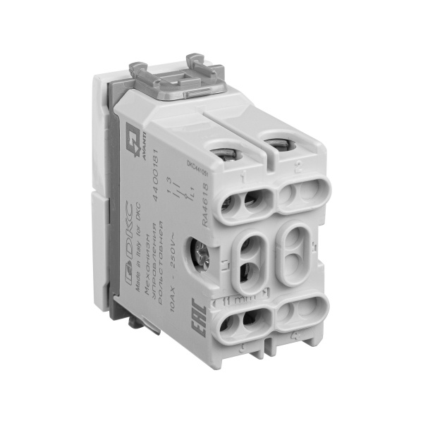 Купить DKC Механизм управления рольставней модульный, "Avanti", "Белое облако", 1 модуль