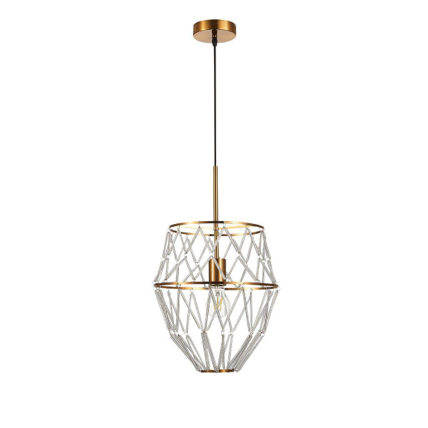ST Luce SL1016.213.01 Светильник подвесной Золото/Золото, Прозрачный E27 1*60W